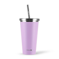 Copo Térmico com Canudo Kouda Beni - 570ml - Lavanda