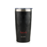 Copo Térmico Kouda Don - 500ml - Rock in Rio - Fractal - Preto