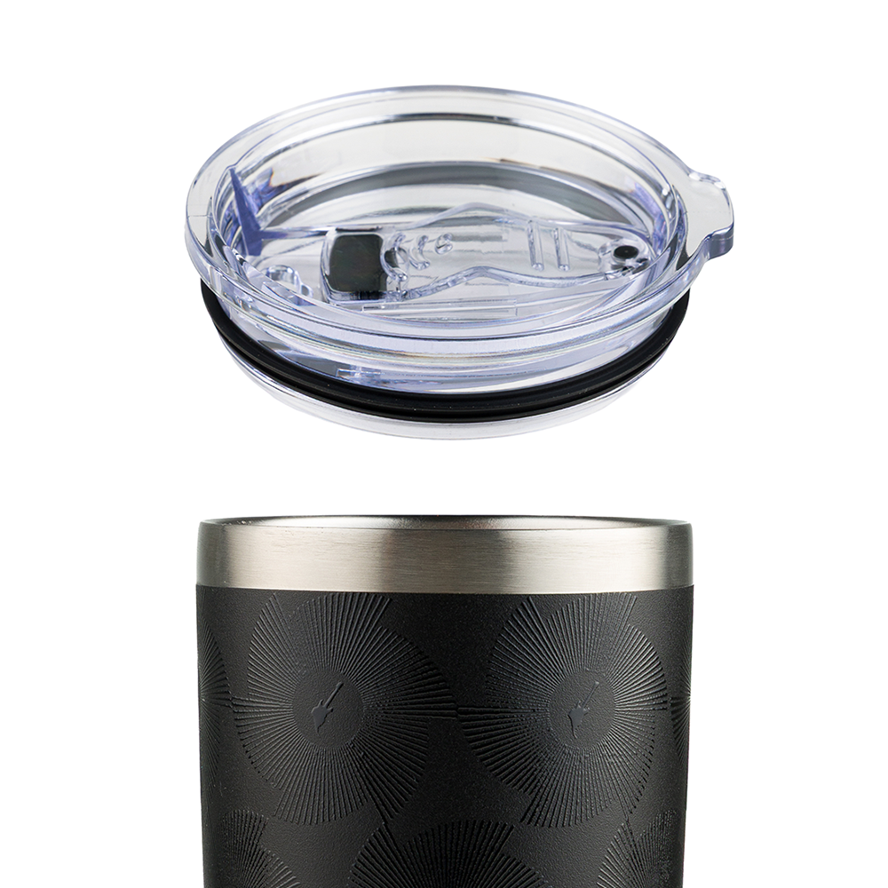 Copo Térmico Kouda Don - 500ml - Rock in Rio - Fractal - Preto