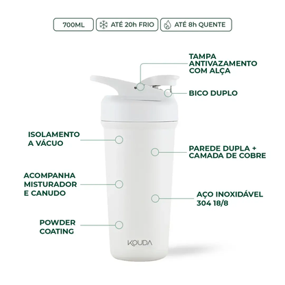 Coqueteleira Shaker Térmica Kouda Fox - 750ml