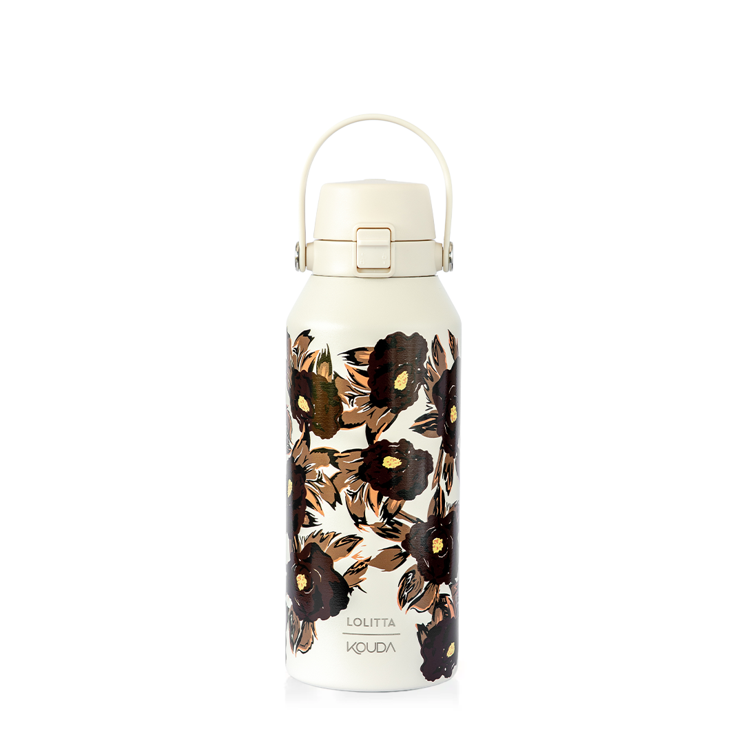 Garrafa Térmica Kouda Vega - 1 Litro - Lolitta - Off White