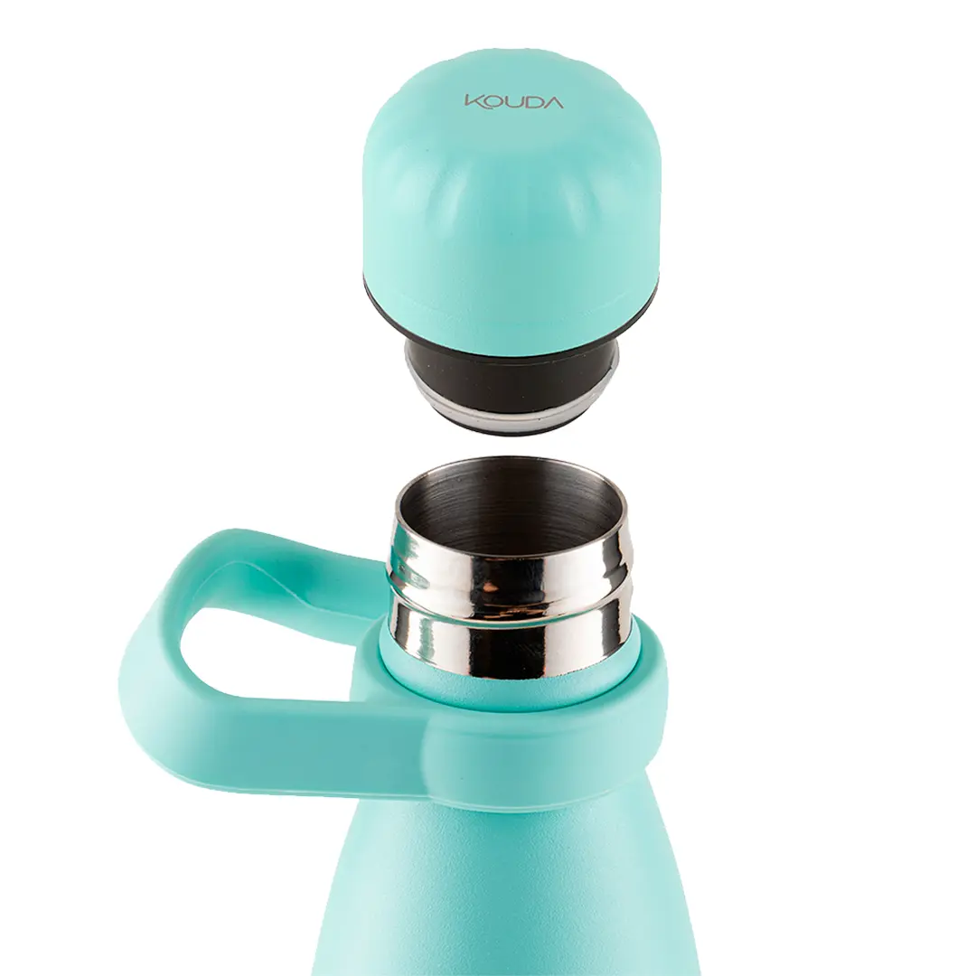 Garrafa Térmica Kouda Grey - 500ml - Verde Agua
