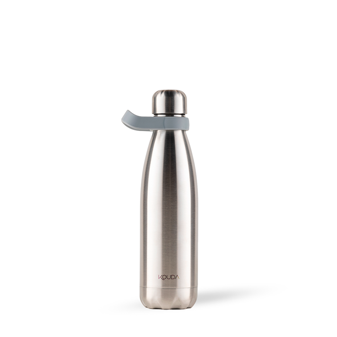 Garrafa Térmica Kouda Grey - 500ml - Prata