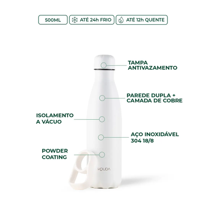 Garrafa Térmica Kouda Grey - 500ml