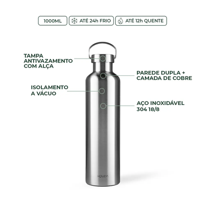Garrafa Térmica Kouda Martial - 1000ml