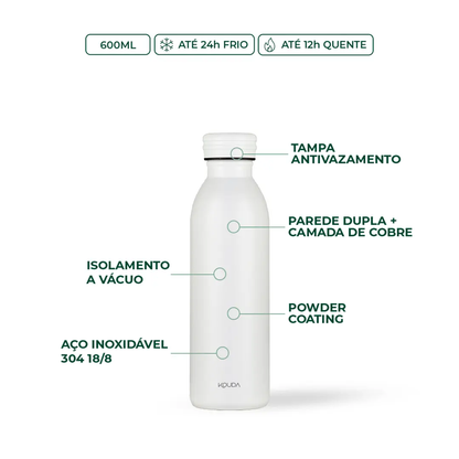 Garrafa Térmica Kouda Krios - 600ml