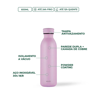 Garrafa Térmica Kouda Krios - 600ml