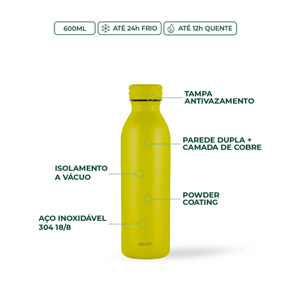 Garrafa Térmica Kouda Krios - 600ml