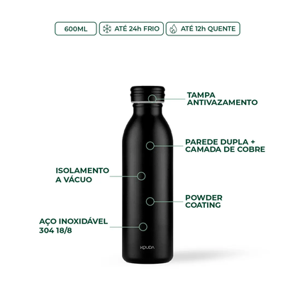 Garrafa Térmica Kouda Krios - 600ml