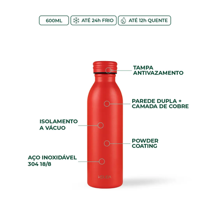 Garrafa Térmica Kouda Krios - 600ml
