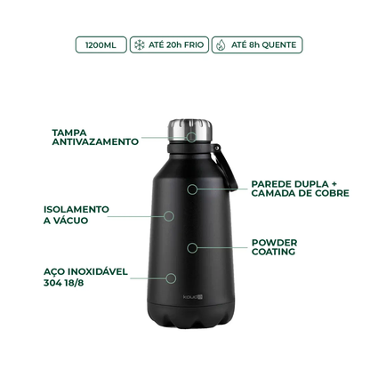 Garrafa Térmica Kouda Loa - 1200ml