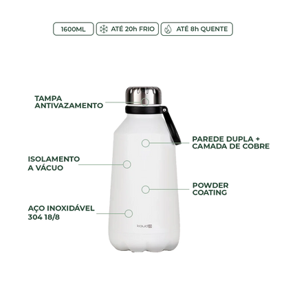 Garrafa Térmica Kouda Loa - 1600ml