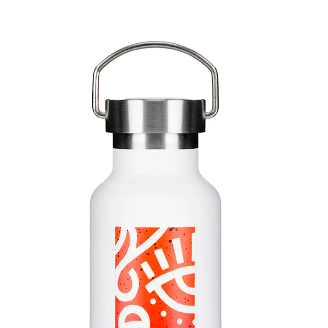 Garrafa Térmica Kouda Martial - Renan Manga - 500ml - Branco