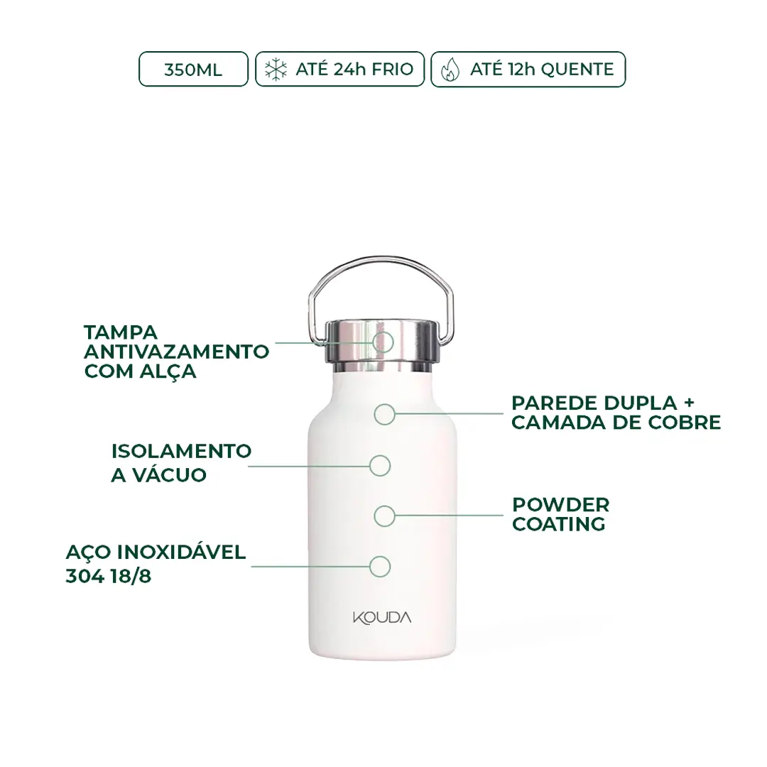 Garrafa Térmica Kouda Martial - 350ml