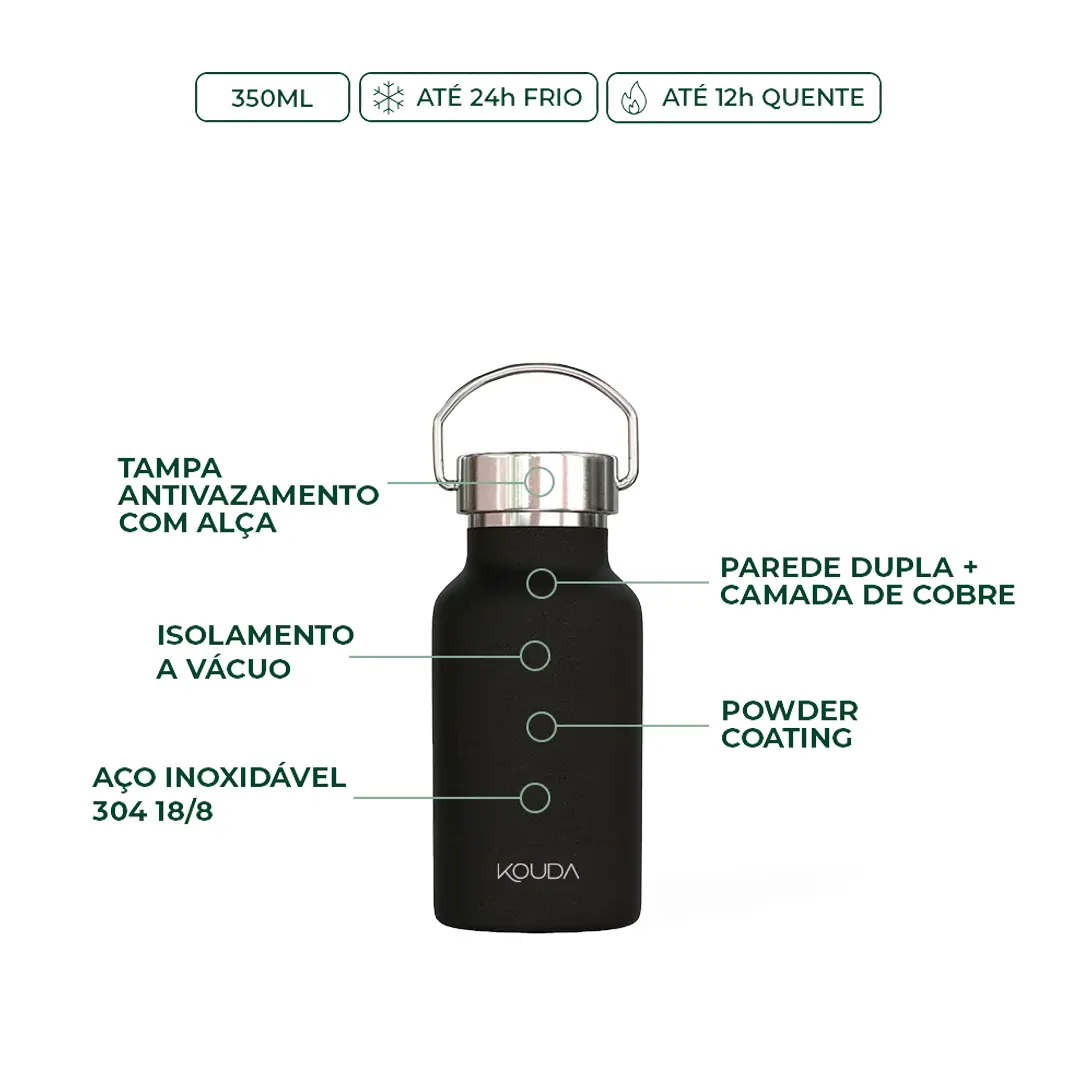 Garrafa Térmica Kouda Martial - 350ml