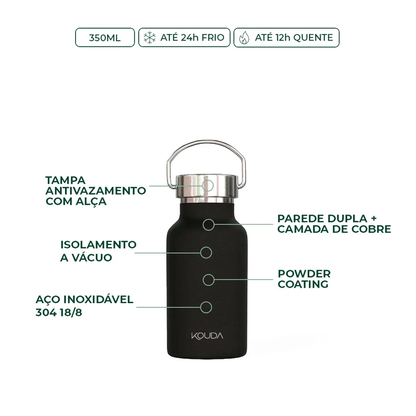 Garrafa Térmica Kouda Martial - 350ml