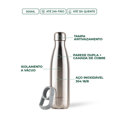 Garrafa Térmica Kouda Grey - 500ml