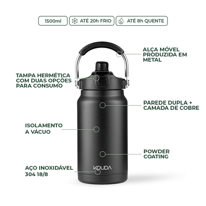 Garrafa Térmica Kouda Serrano – 1500ml