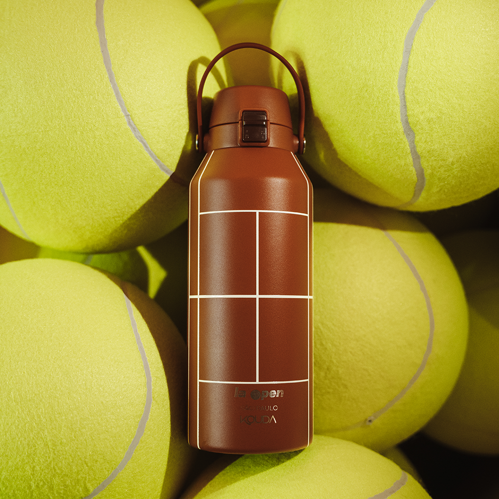 Garrafa Térmica Kouda Vega - 1 Litro - LA Open - Terracota