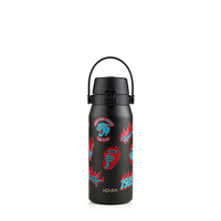 Garrafa Térmica Kouda Vega - 500ml - Rock in Rio - On Fire - Preto