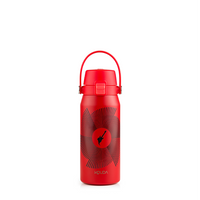 Garrafa Térmica Kouda Vega - 500ml - Rock in Rio - Fractal - Vermelho