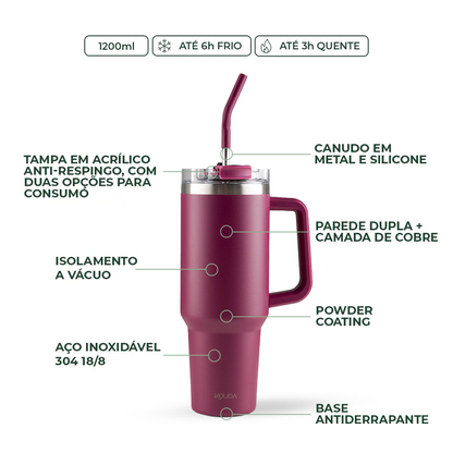 Caneca Térmica Kouda Vik - 1200ml
