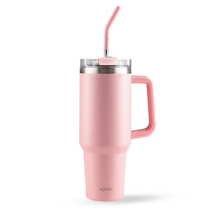 Caneca Térmica Kouda Vik - 1200ml - Rosa Claro