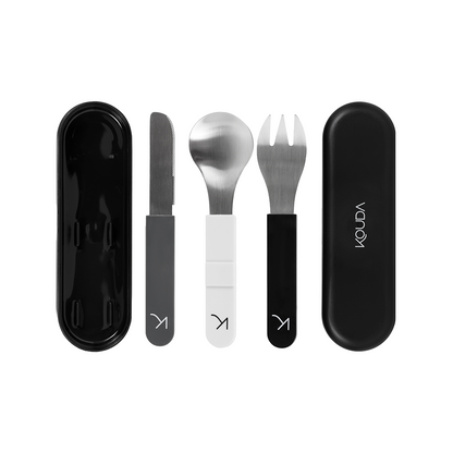 Conjunto de Talheres Bento Trio - Preto