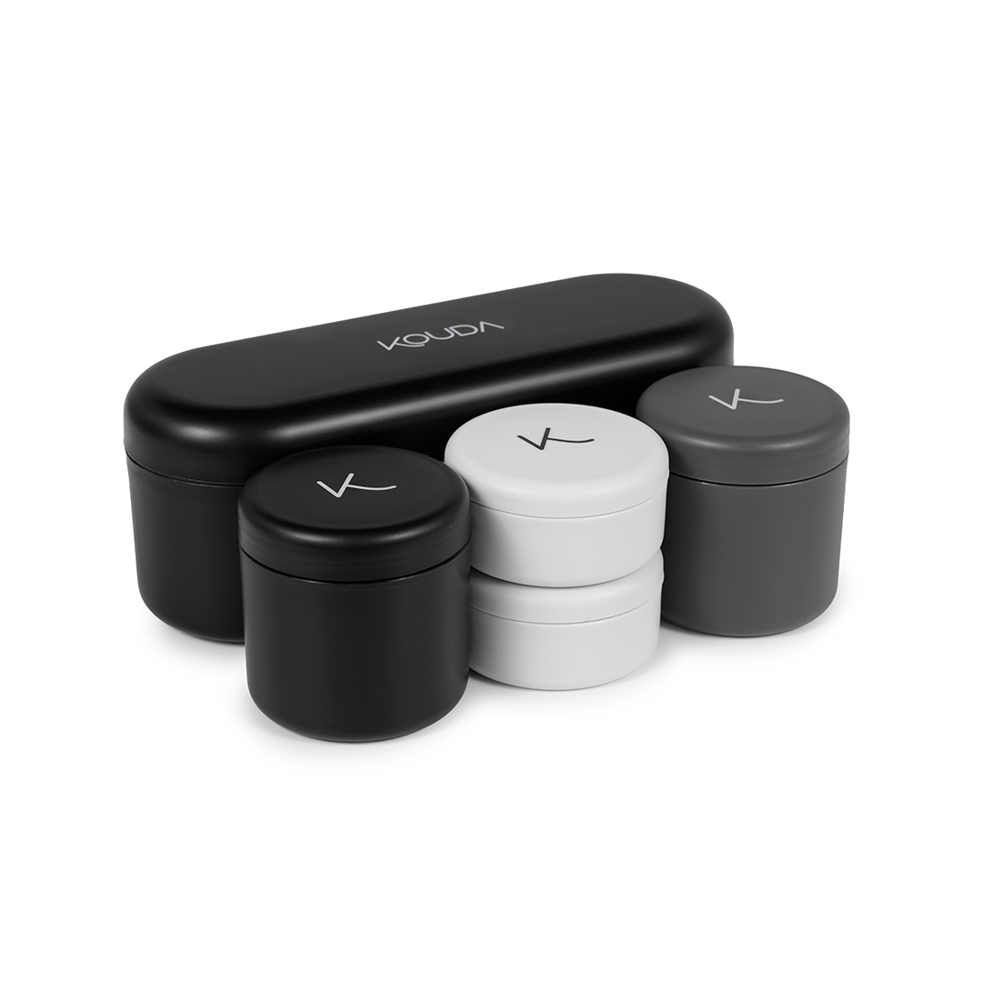 Conjunto de Porta Snacks Bento Petit - Preto