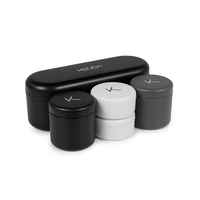 Conjunto de Porta Snacks Bento Petit - Preto