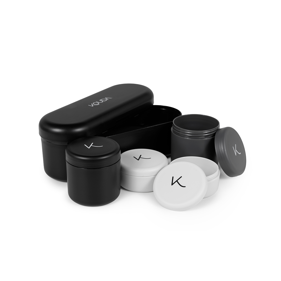 Conjunto de Porta Snacks Bento Petit - Preto