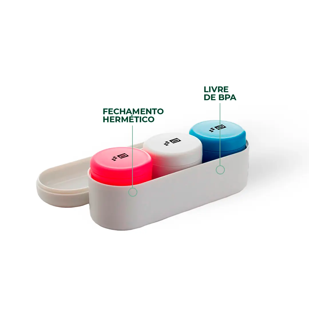 Conjunto de Porta Snacks Bento Petit