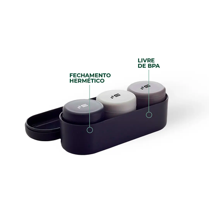Conjunto de Porta Snacks Bento Petit