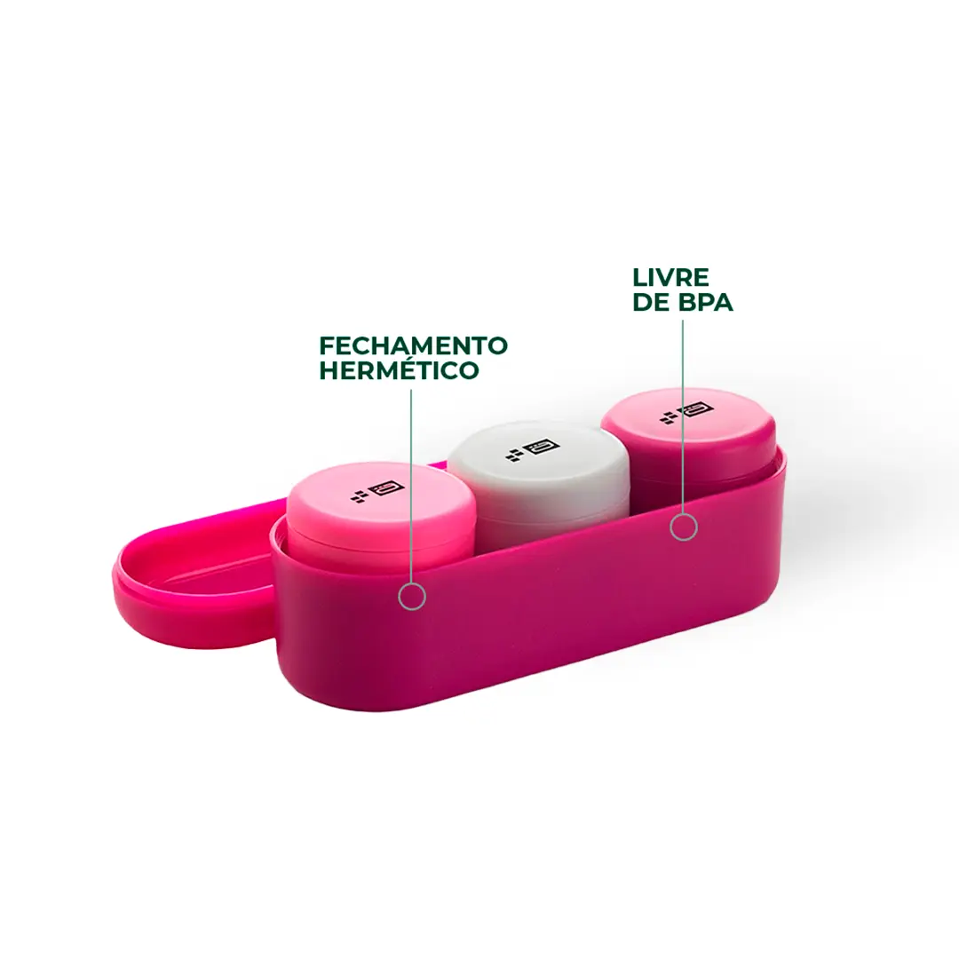 Conjunto de Porta Snacks Bento Petit