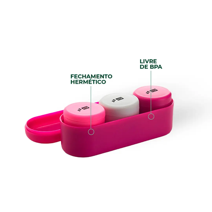 Conjunto de Porta Snacks Bento Petit