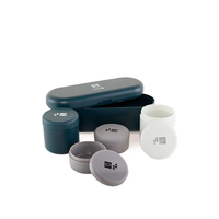 Conjunto de Porta Snacks Bento Petit - Preto