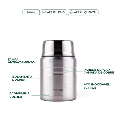 Pote Térmico Kouda Lena - 500ml