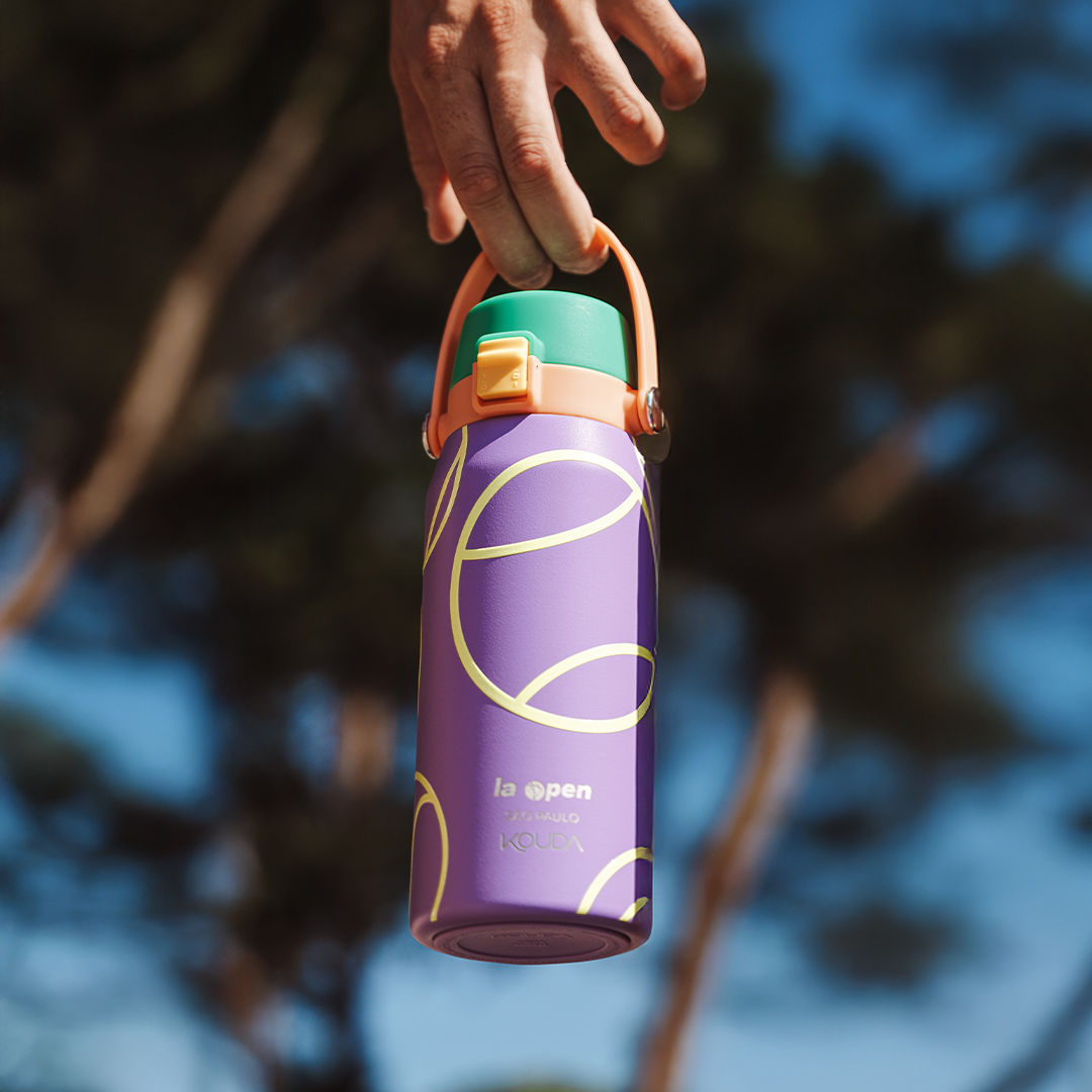 Garrafa Térmica Kouda Vega - 500ml - LA Open - Lilás