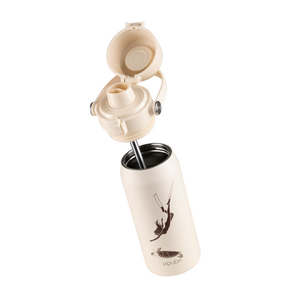 Garrafa Térmica Kouda Vega 500ml - Turtle Dive - Sanne - Off White