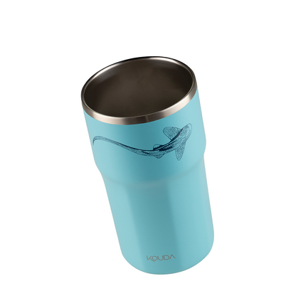Copo Térmico Kouda Egeu - 430ml - Shark Dive - Sanne - Acqua