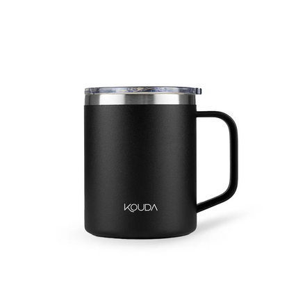 Caneca Térmica Kouda Helga - 370ml - Preto