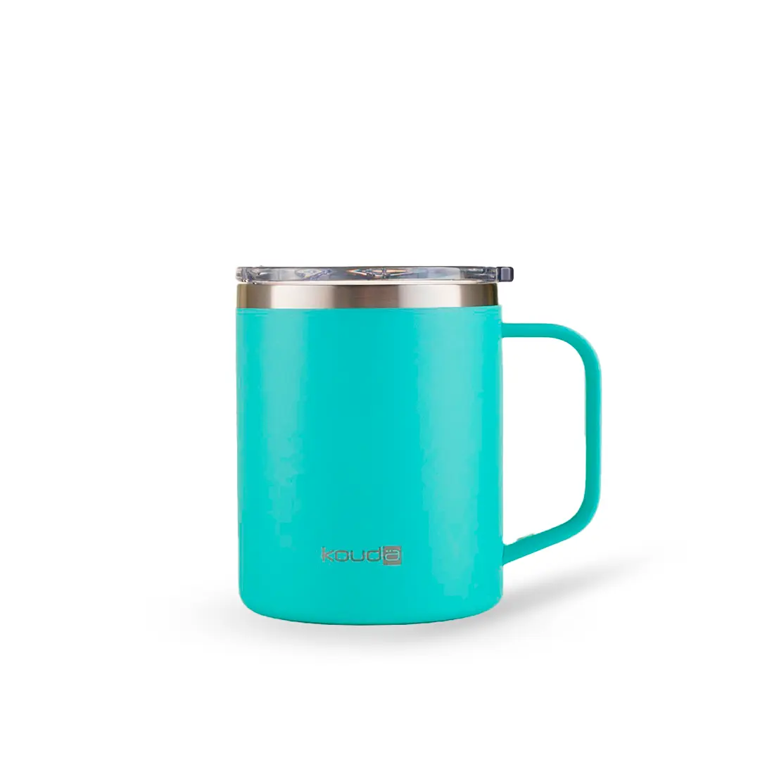 Caneca Térmica Kouda Helga - 370ml - Verde Agua
