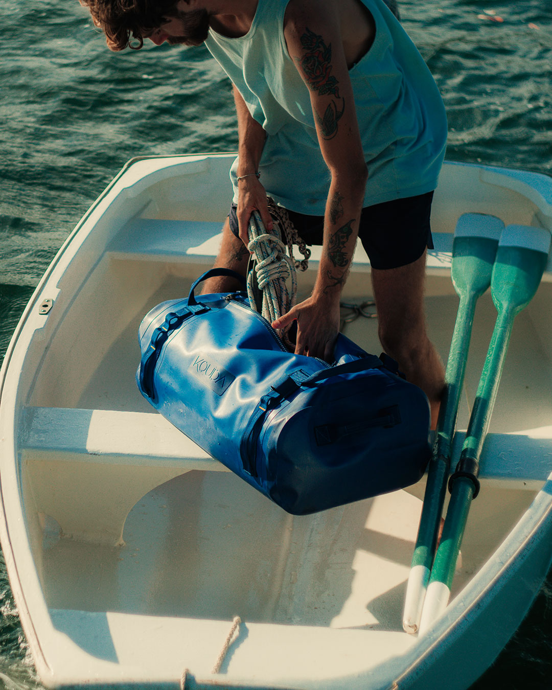 Duffel Bag Cumbuco - 50 litros - Azul – Kouda
