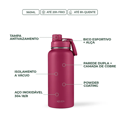 Garrafa Térmica Kouda Ladakh - 960ml