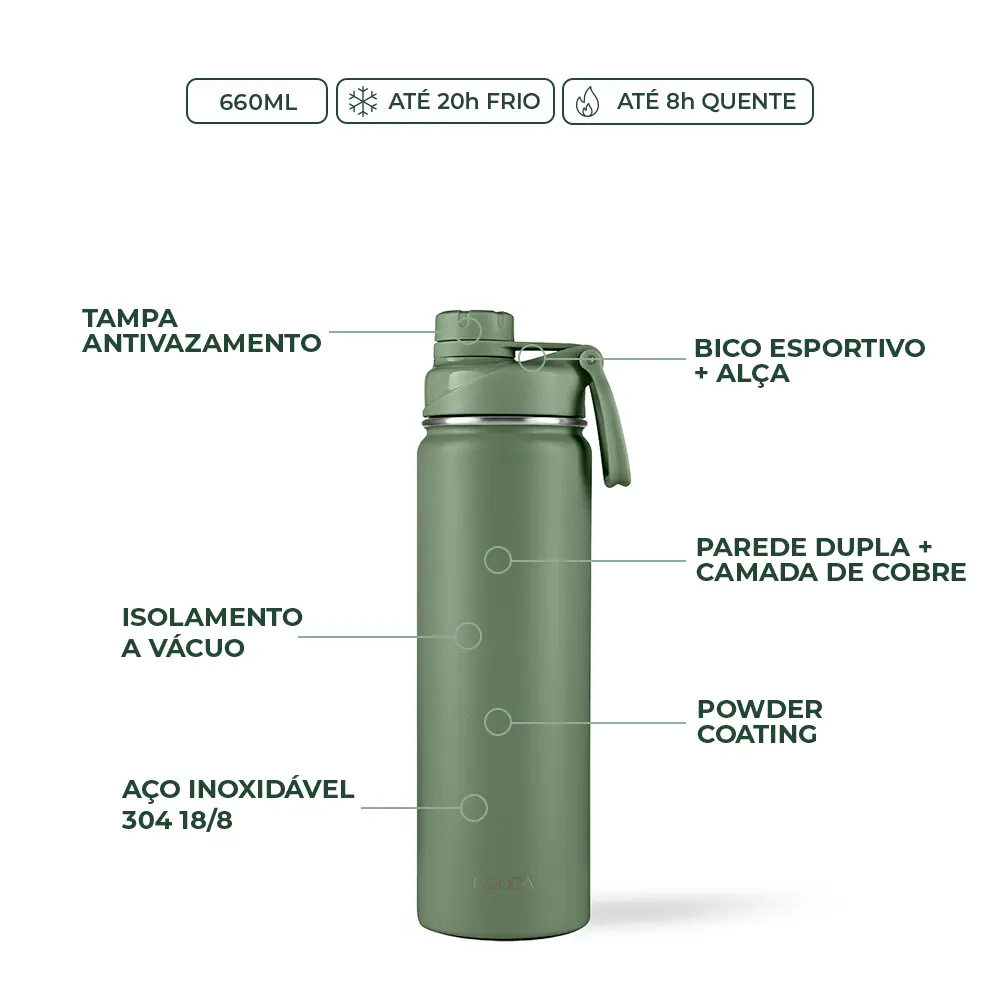Garrafa Térmica Kouda Ladakh - 660ml