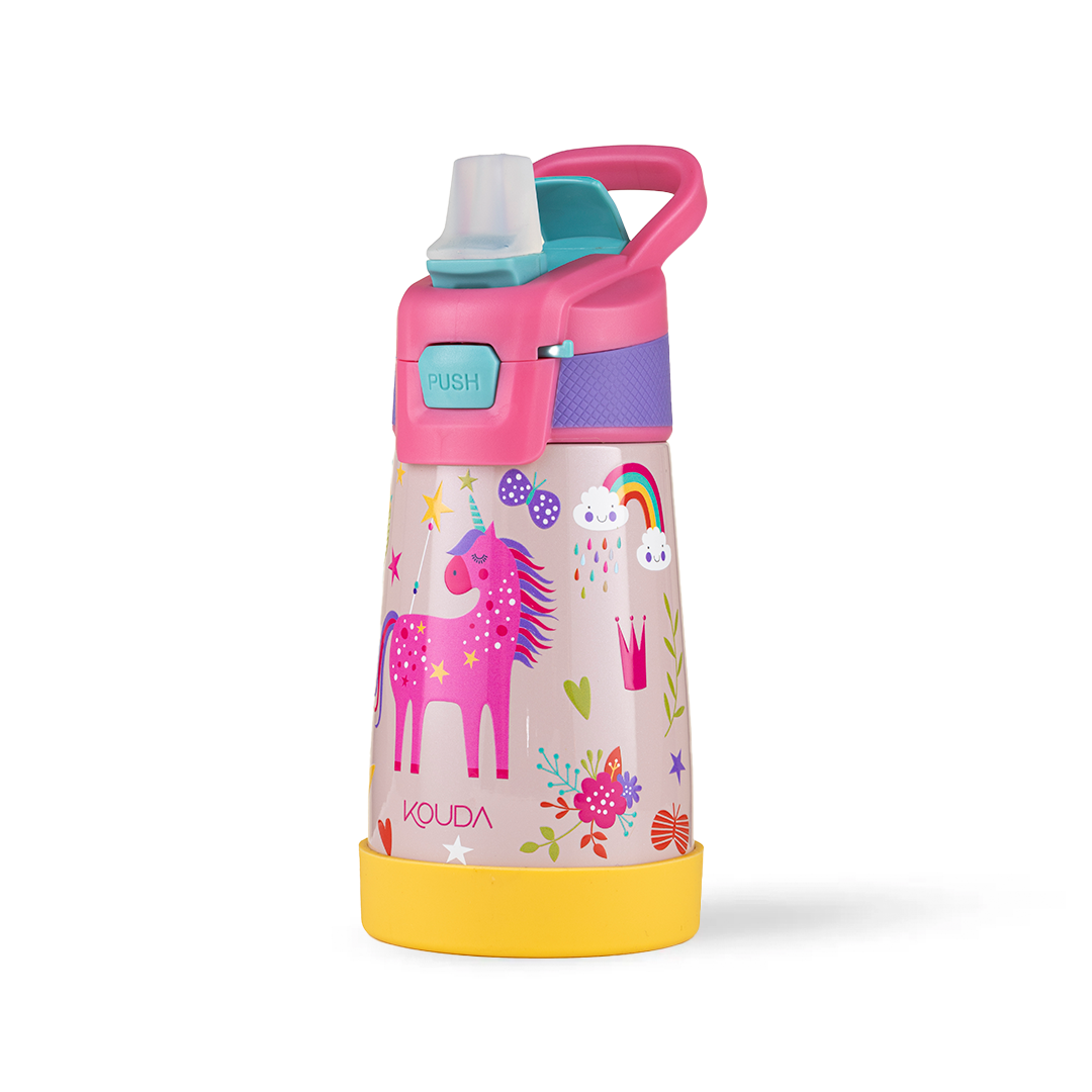 Garrafa Térmica Kouda Oka Kids – 350ml - Unicórnio