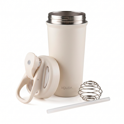 Coqueteleira Shaker Térmica Kouda Fox - 750ml - Off White