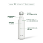 Garrafa Térmica Inox Kouda 750ml - branca - 1038412300_01 - bullets