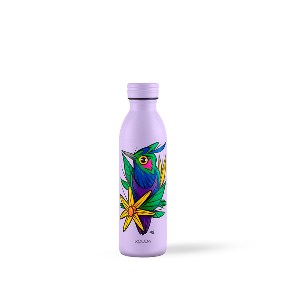 Garrafa-Termica-Kouda-600ml-Krios-Beija-Flor-F.-Garu-Lavanda - SOMBRA