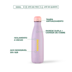 Garrafa-Pantone-Kouda-Termica-500ml-Solid-Grey_Lilás - bullets